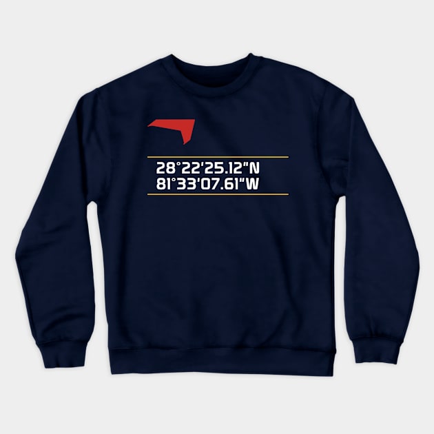 Epcot Soarin' / The Land Coordinates Crewneck Sweatshirt by BuzzBenson